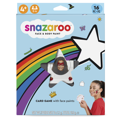 Snazaroo Family Face Paint Card Game ROW
