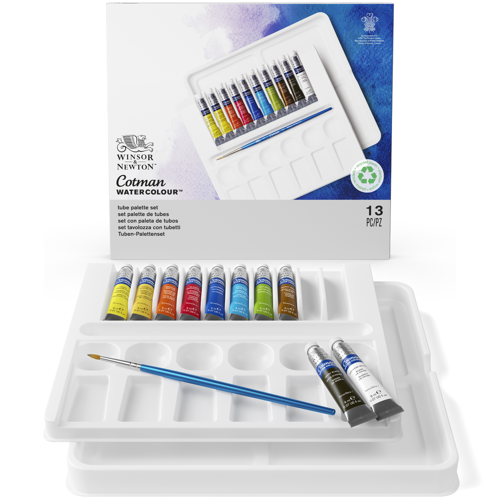 Cotman Watercolour Tube Palette Set
