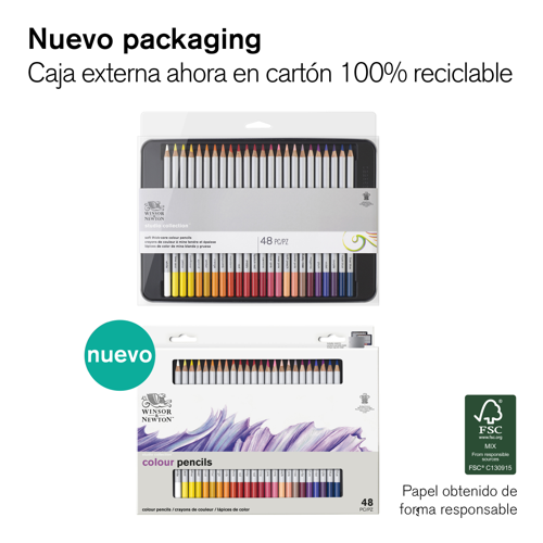 Winsor & Newton Studio Collection Colour Pencil x48