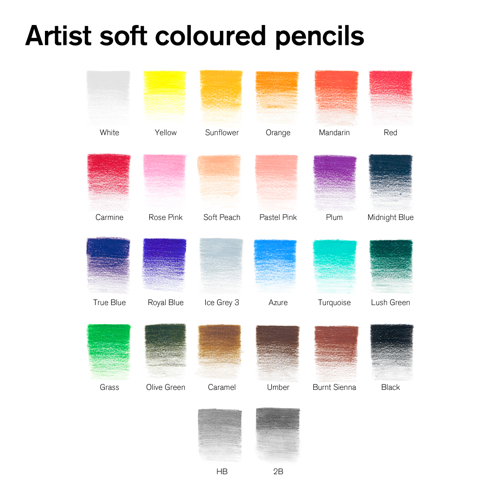 Winsor & Newton Studio Collection Wallet Set - Colour