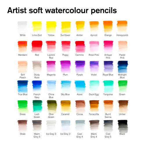 Winsor & Newton Studio Collection Pencil Watercolour x48