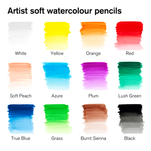 Winsor & Newton Studio Collection Watercolour Pencil x12