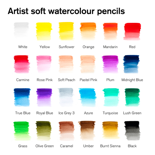 Winsor & Newton Studio Collection Watercolour Pencil x24