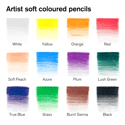 Winsor & Newton Studio Collection Colour Pencil x12