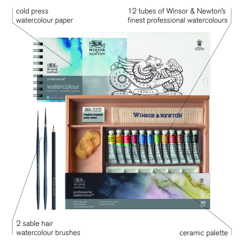 Winsor & Newton Professional Watercolour Tube Studio Case