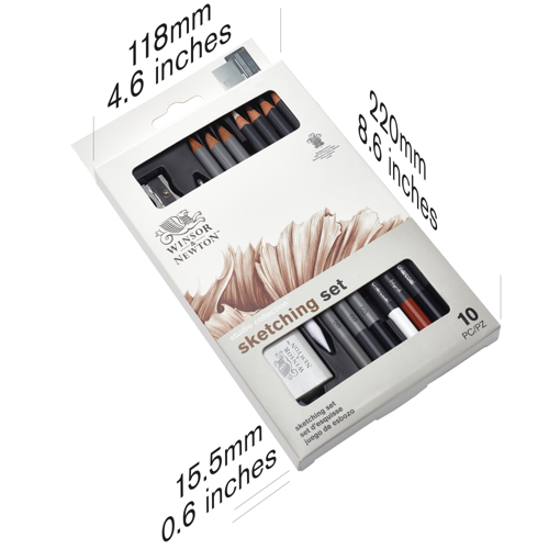 Winsor & Newton Studio Collection Sketching Pencil Set x10