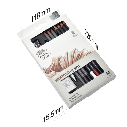 Winsor & Newton Studio Collection Sketching Pencil Set x10
