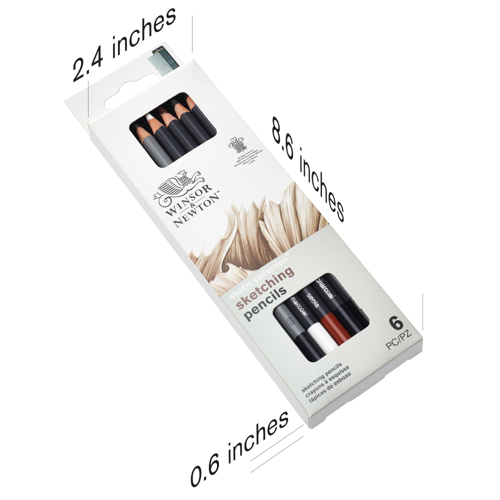 Winsor & Newton Studio Collection Sketching Pencil x6