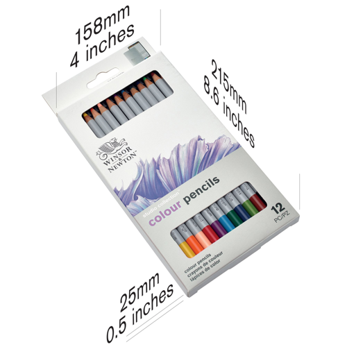 Winsor & Newton Studio Collection Colour Pencil x12
