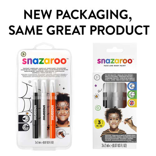 Snazaroo Brush Pen Halloween Pack - ROW