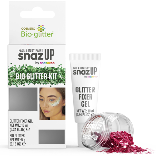Snazaroo Bio Glitter Kit Red 5g
