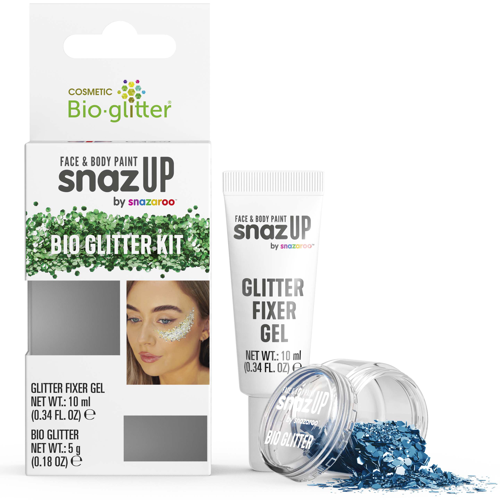 Snazaroo Bio Glitter Kit Ocean Blue 5g