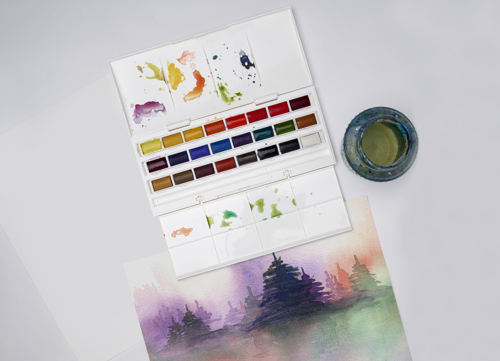 Cotman Watercolour Whole Pan Studio Set