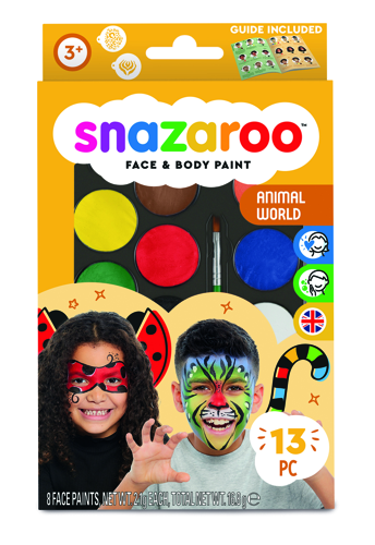 Snazaroo Animal World Face Paint Kit UK