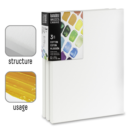 Liquitex Basics Cotton Canvas 12x16