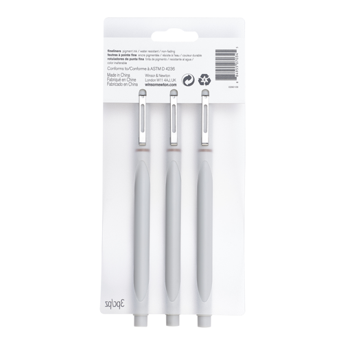 Winsor & Newton Fineliner Sepia Set x3 Assorted