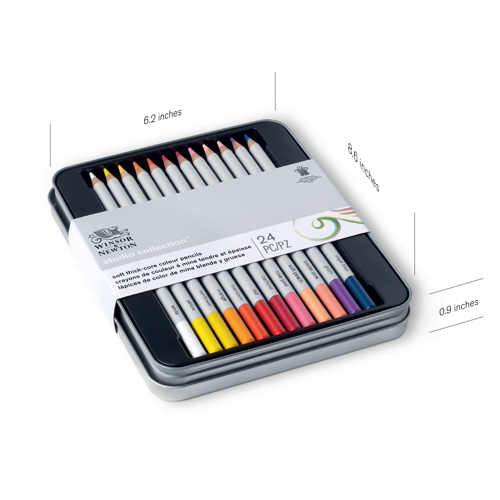 Winsor & Newton Studio Collection Colour Pencil x24
