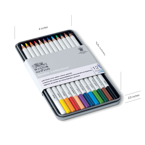 Winsor & Newton Studio Collection Colour Pencil x12