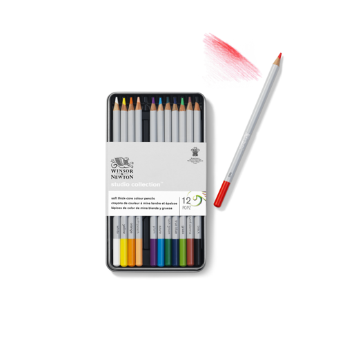 Winsor & Newton Studio Collection Colour Pencil x12