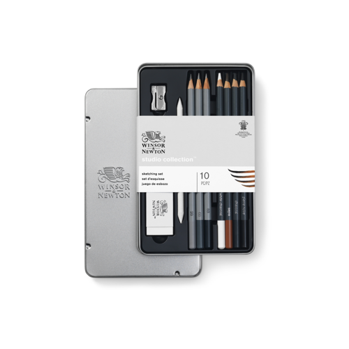 Winsor & Newton Studio Collection Sketching Pencil Set x10