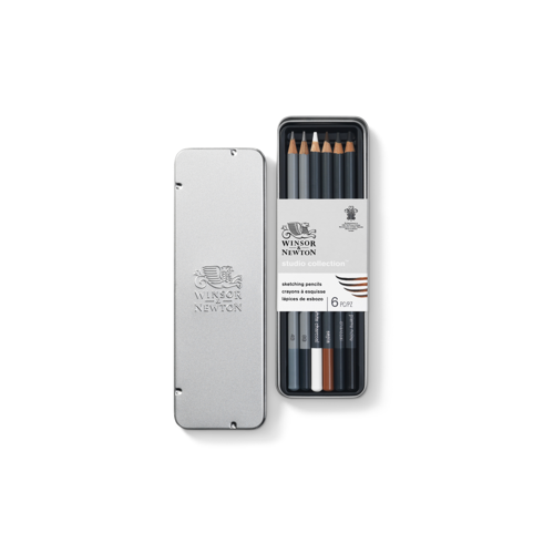 Winsor & Newton Studio Collection Sketching Pencil x6