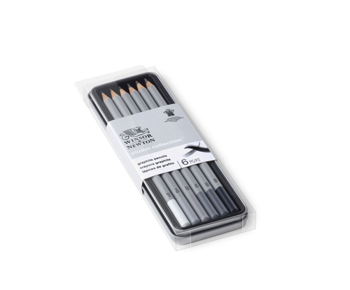 Winsor & Newton Studio Collection Graphite Pencil x6