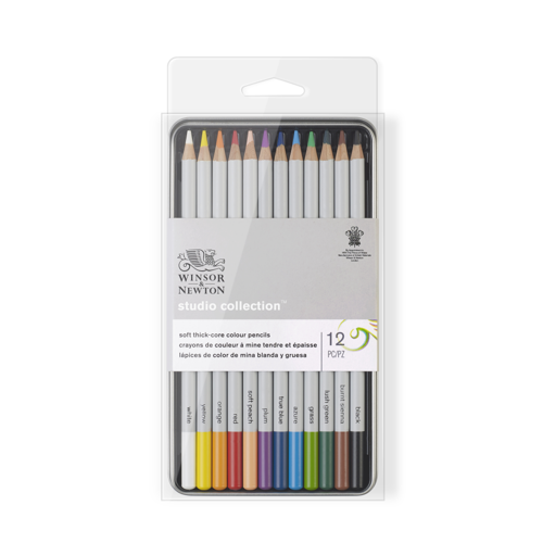 Winsor & Newton Studio Collection Colour Pencil x12