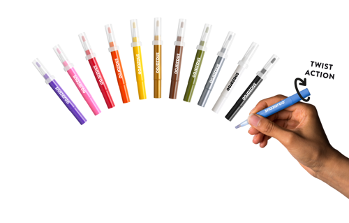 Snazaroo Brush Pen Fantasy Pack - ROW