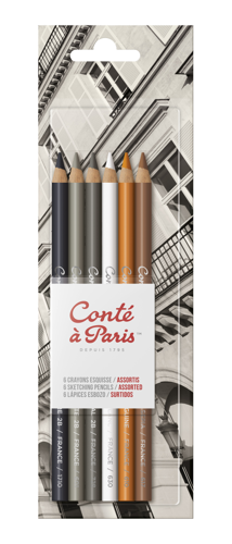 Conté à Paris 6 pencils “Sketching”
