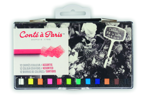 Conté à Paris Colour carrés assorted x 12