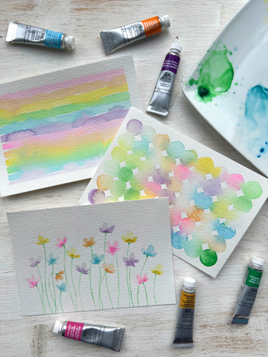 Winsor & Newton Professional Watercolour Vibrant Set 6x5ml Tubes