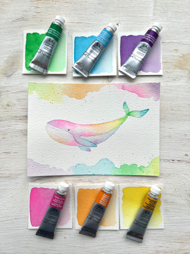 Winsor & Newton Professional Watercolour Vibrant Set 6x5ml Tubes