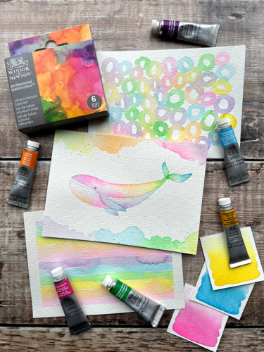 Winsor & Newton Professional Watercolour Vibrant Set 6x5ml Tubes