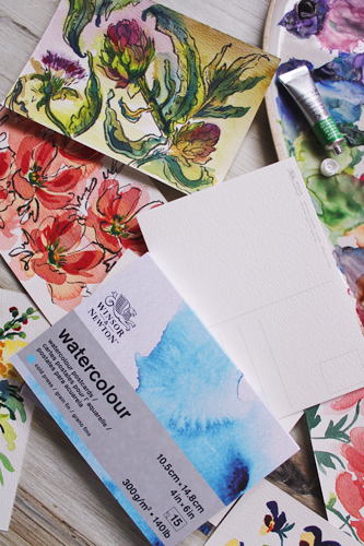 Winsor & Newton Professional Watercolour Floral Set 6x5ml Tubes