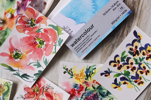 Winsor & Newton Professional Watercolour Floral Set 6x5ml Tubes