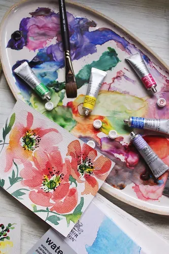 Winsor & Newton Professional Watercolour Floral Set 6x5ml Tubes