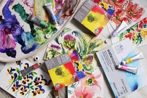 Winsor & Newton Professional Watercolour Floral Set 6x5ml Tubes