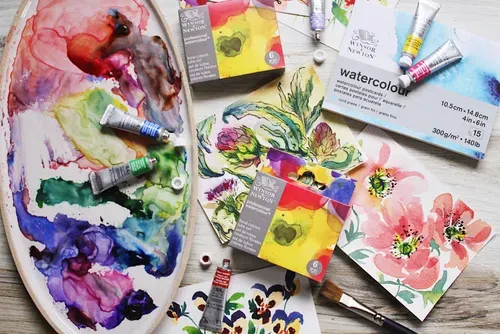 Winsor & Newton Professional Watercolour Floral Set 6x5ml Tubes