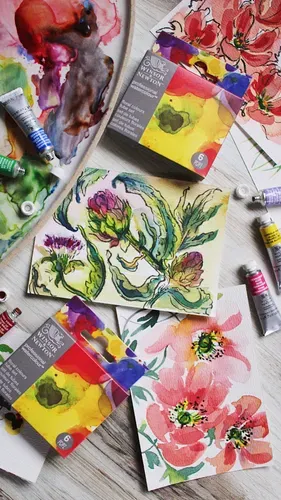 Winsor & Newton Professional Watercolour Floral Set 6x5ml Tubes