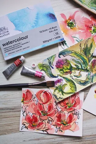 Winsor & Newton Professional Watercolour Floral Set 6x5ml Tubes
