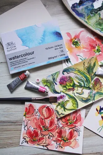 Winsor & Newton Professional Watercolour Floral Set 6x5ml Tubes