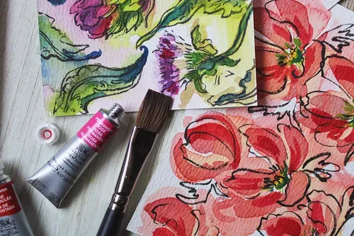 Winsor & Newton Professional Watercolour Floral Set 6x5ml Tubes