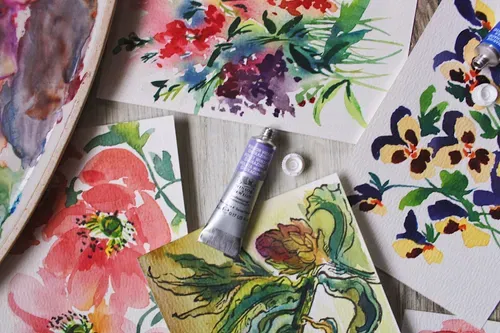 Winsor & Newton Professional Watercolour Floral Set 6x5ml Tubes