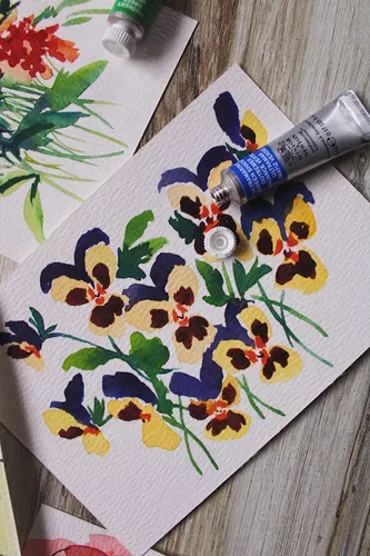 Winsor & Newton Professional Watercolour Floral Set 6x5ml Tubes