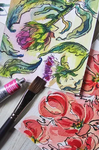Winsor & Newton Professional Watercolour Floral Set 6x5ml Tubes