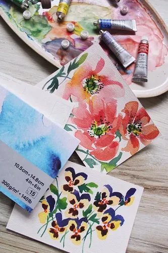 Winsor & Newton Professional Watercolour Floral Set 6x5ml Tubes
