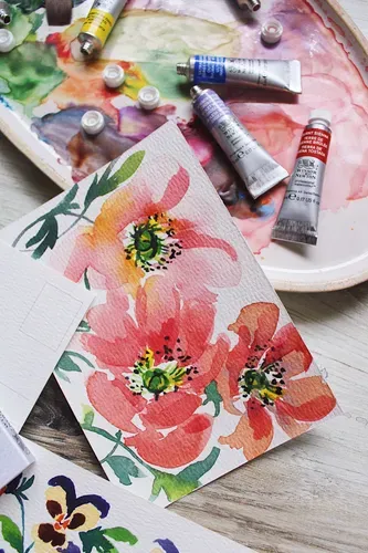 Winsor & Newton Professional Watercolour Floral Set 6x5ml Tubes