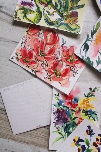 Winsor & Newton Professional Watercolour Floral Set 6x5ml Tubes