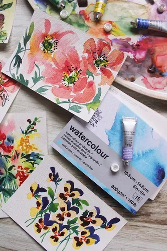 Winsor & Newton Professional Watercolour Floral Set 6x5ml Tubes