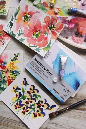 Winsor & Newton Professional Watercolour Floral Set 6x5ml Tubes